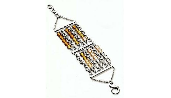Armschmuck Grace champagnerfarben von JOOP! Silber-Schmuck JJ0844