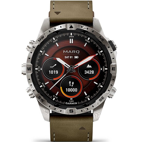 Garmin Marq 2 Adventurer DAMASCUS STEEL EDITION - Ref. 010-03393-31 - Multisport GPS Smartwatch