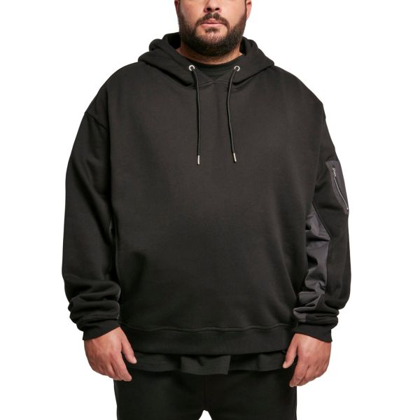 Urban Classics - Military Bomber Hoody schwarz