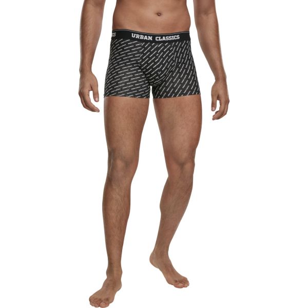 Urban Classics - Boxer Shorts 3er Pack charcoal / schwarz