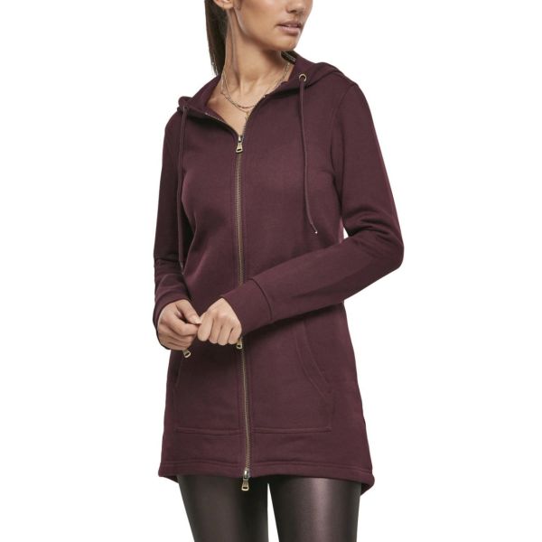 Urban Classics Ladies - SWEAT PARKA Long Zip Hoody