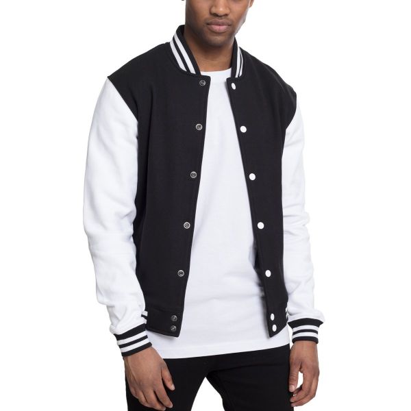 Urban Classics - College Baseball Freizeit Sweat Jacke