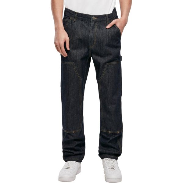 Urban Classics - Double Knee Jeans denim