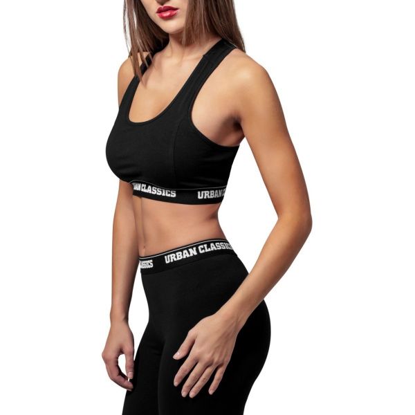 Urban Classics Ladies - SPORTS LOGO FITNESS BRA