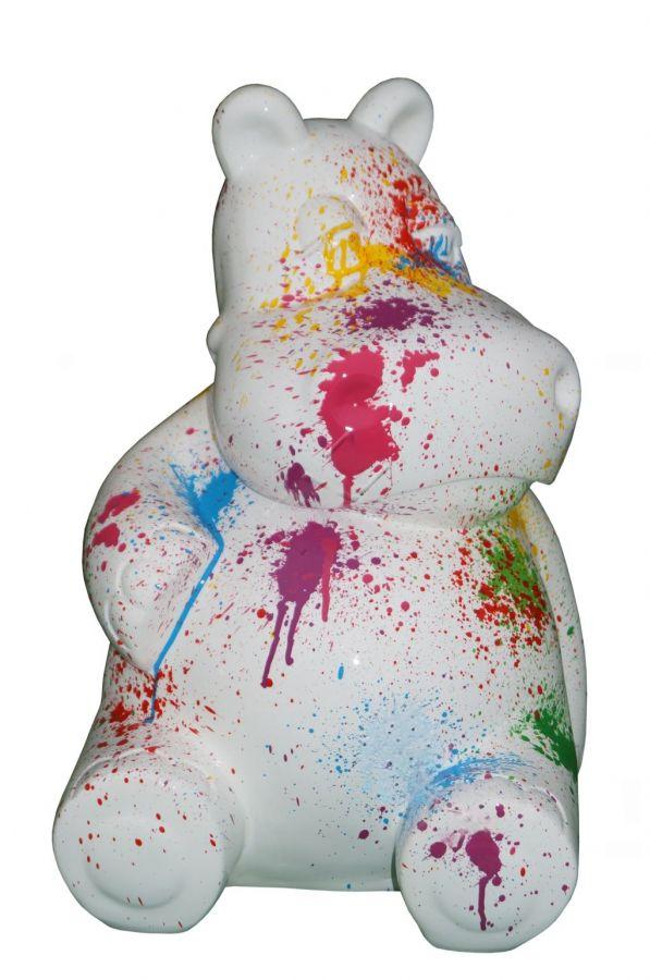 Design Nilpferd Figur Statue Skulptur Figuren Skulpturen Dekoration Deko Tier