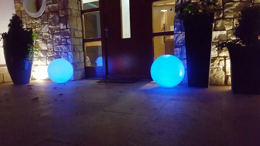 Garten Leuchten Kugel Leuchte Lampe Deko Lampe Beleuchtung außenbeleuchtung 50cm