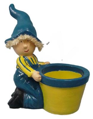 Vase Statuen Figur Blumenvase Vase Decovase Blumentopf Dekoration Töpfe Statue