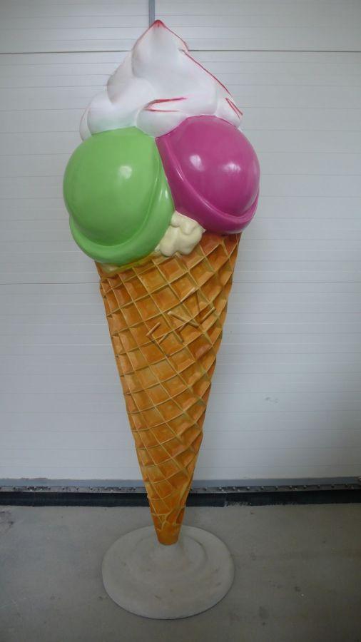 XXL Eis Diele Werbung Aufsteller Figur Garten Dekoration Deko Deko Laden B363
