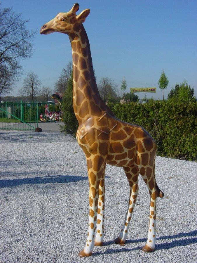 Design Giraffe Figur Statue Skulptur Figuren Skulpturen Garten Deko Zoo Große