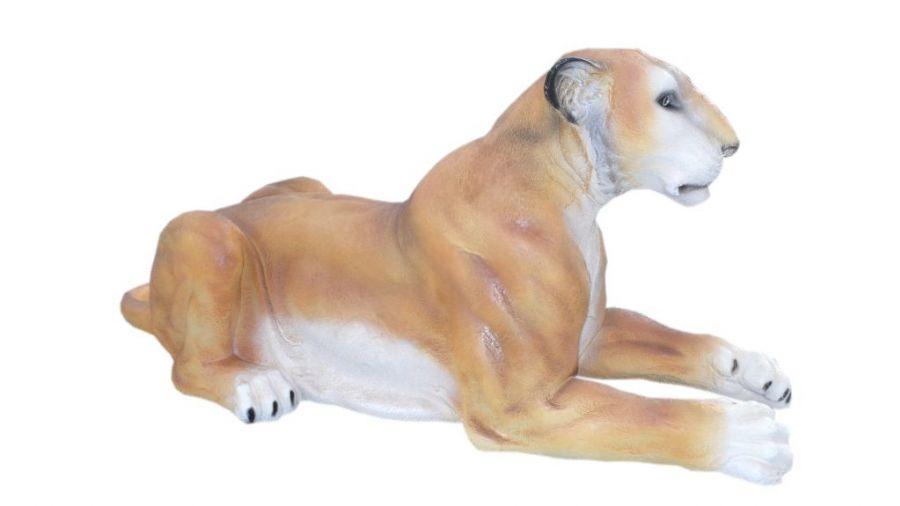 Design Löwin Löwe Afrike Figur Statue Skulptur Figuren Skulpturen Garten Zoo Neu