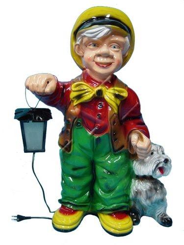 Figur Garten Statue Skulptur Figuren Skulpturen Dekoration 73 cm Deko Laterne