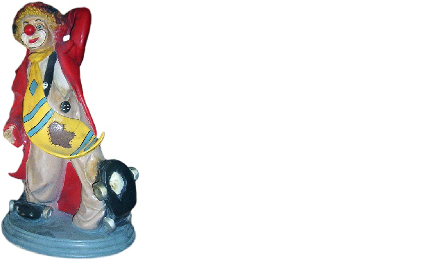Design Clown Popow Figur Figur Statue Skulptur Figuren Skulpturen Deko 5009 Neu