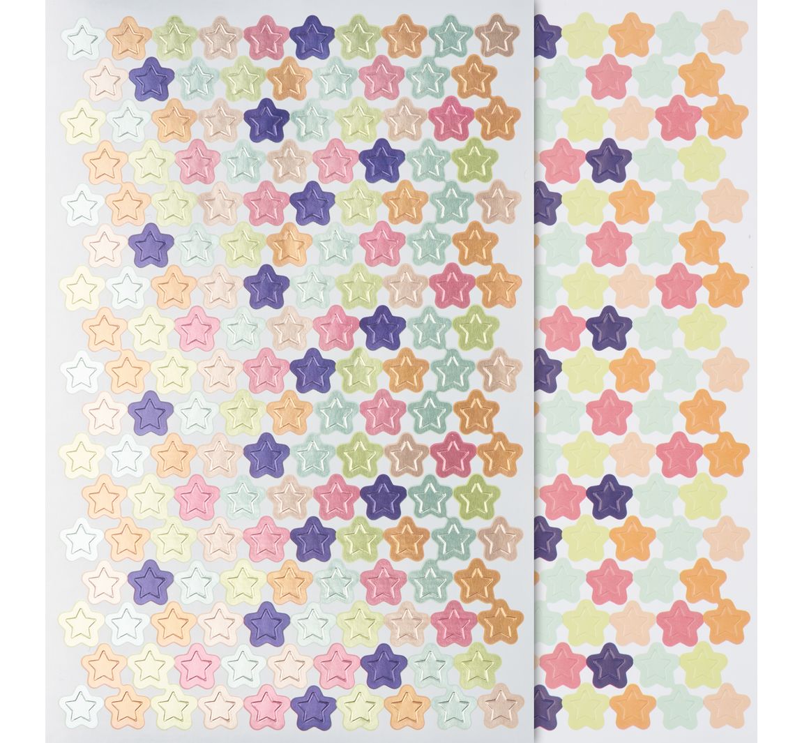 Sticker 'Sterne', 648 Stück