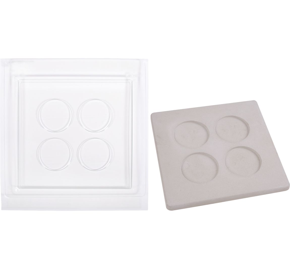 Gießform 'Kerzen Dekoplatte'
