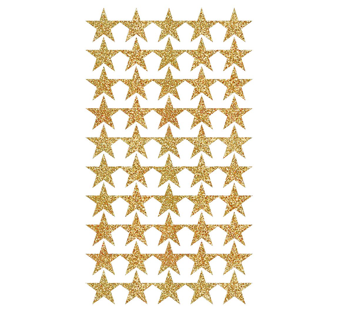 Sticker 'Sterne gold'