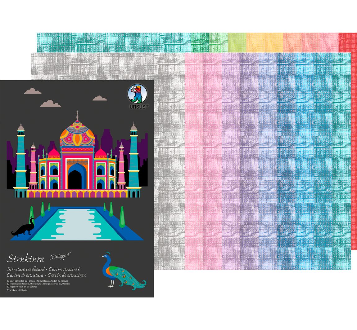Papier-Set 'Struktura Vintage'