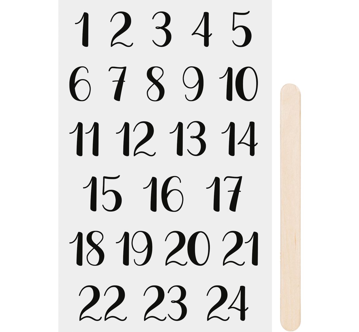 Rubbel-Sticker 'Advent'