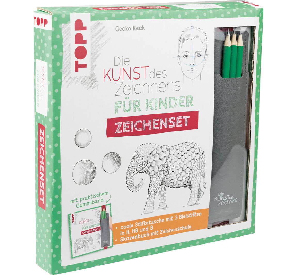 Buch 'Die Kunst des Zeichnens für Kinder Zeichenset'