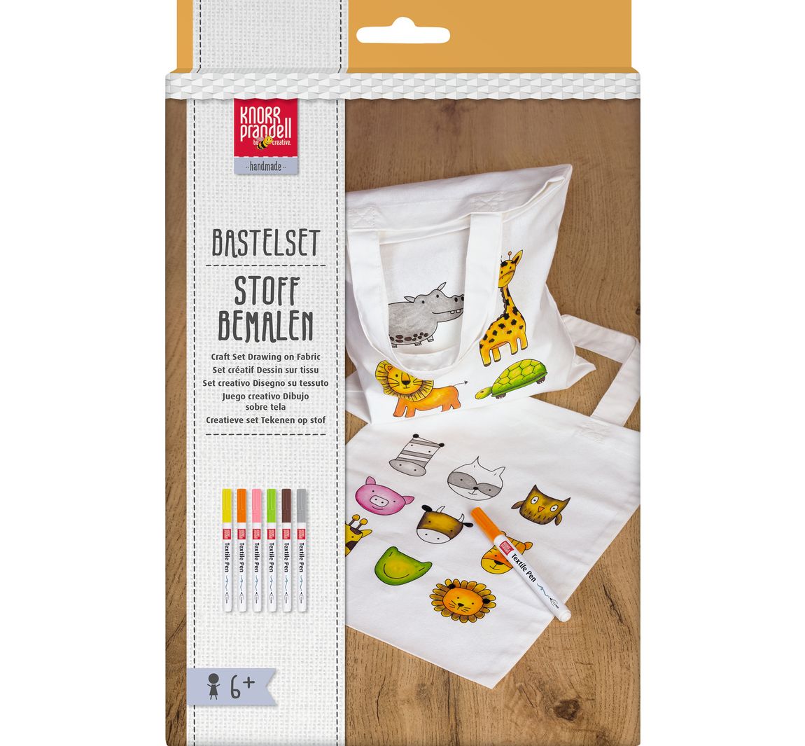 Bastelset Kindertaschen 'Animals & Zoo'