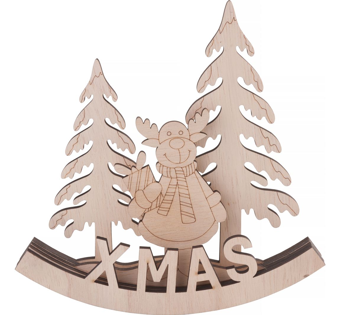 VBS Holz Deko-Bogen 'X-MAS'