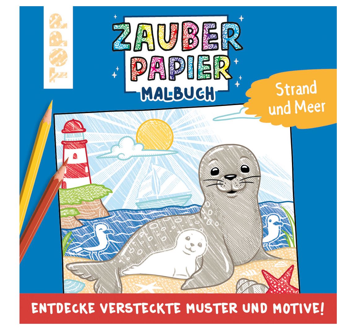 Buch 'Zauberpapier Malbuch Strand und Meer'