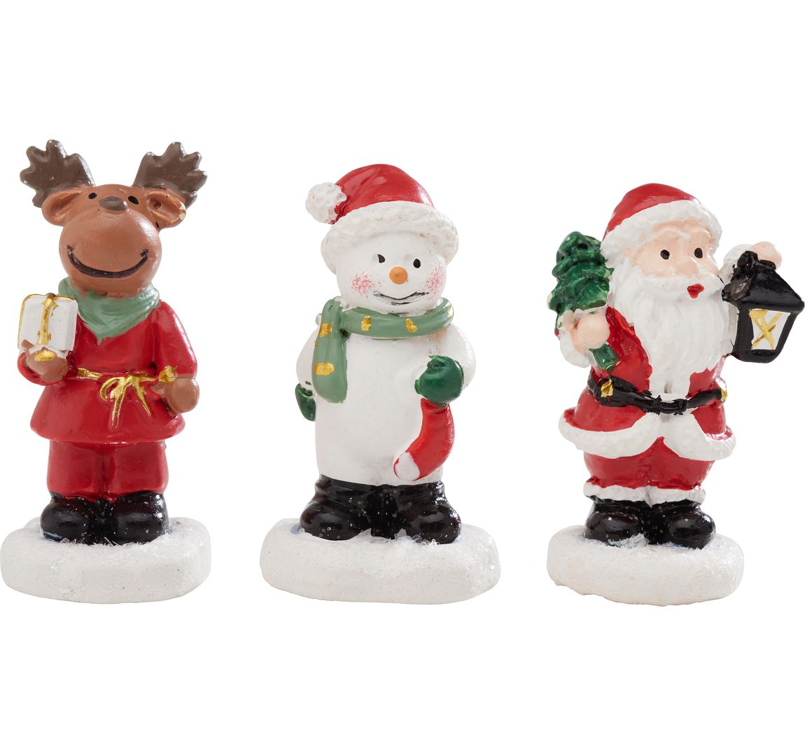 VBS Mini Figuren 'Santa, Elch und Schneemann'