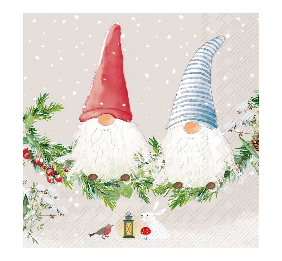 Serviette 'Wichtelfreunde'