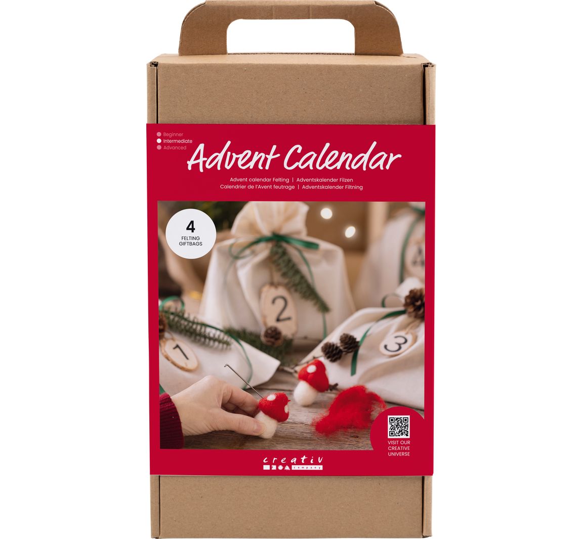 Kreativset Adventskalender 'Filzen'