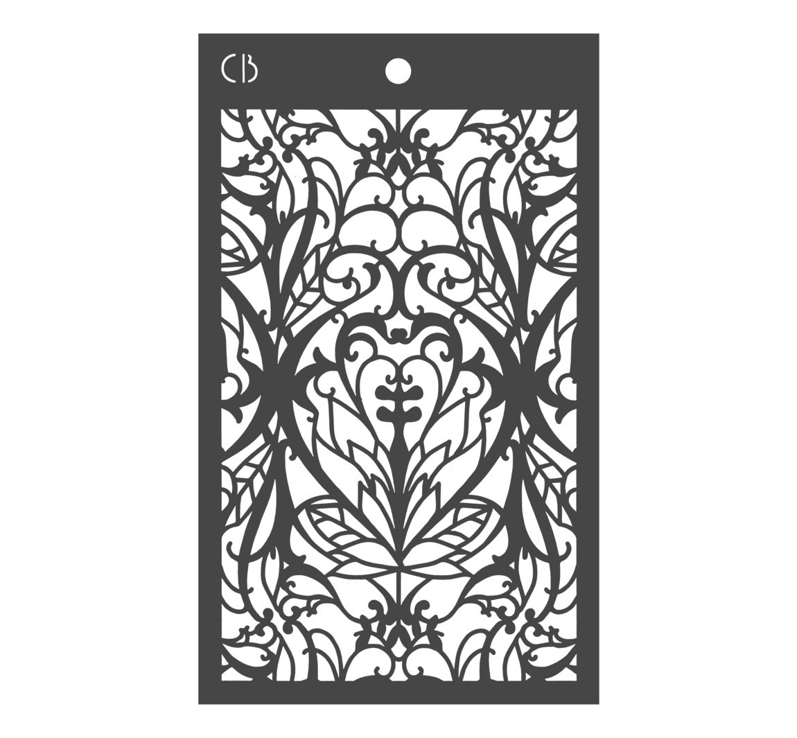 Schablone 'Secret Garden'