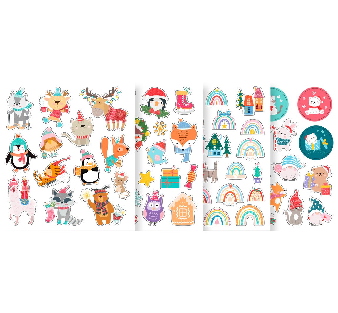 Glitzersticker-Set 'Weihnachten'