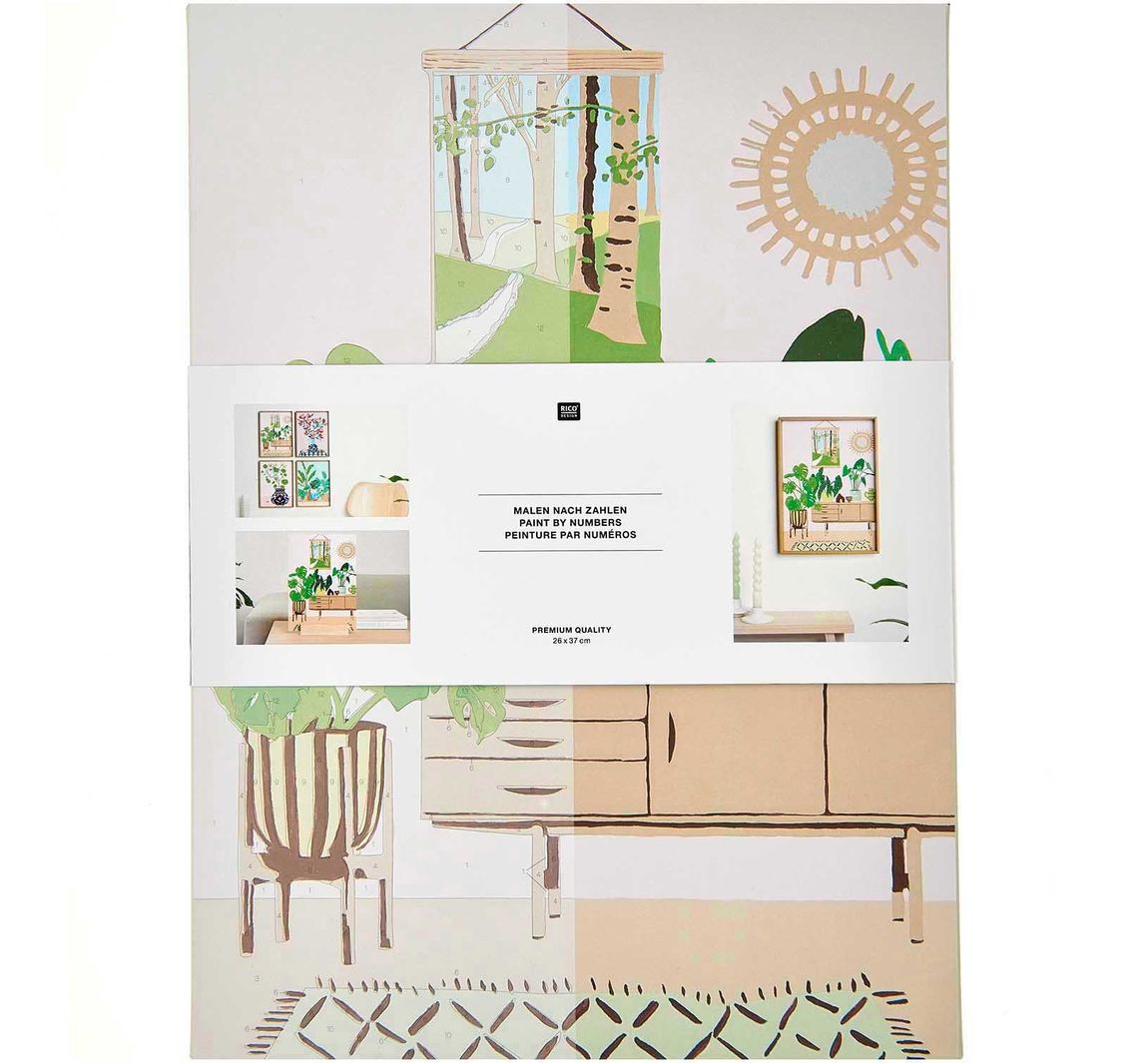 Malen nach Zahlen 'Urban Jungle'