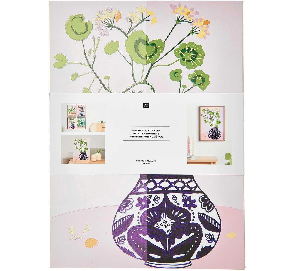 Malen nach Zahlen 'Geranie'