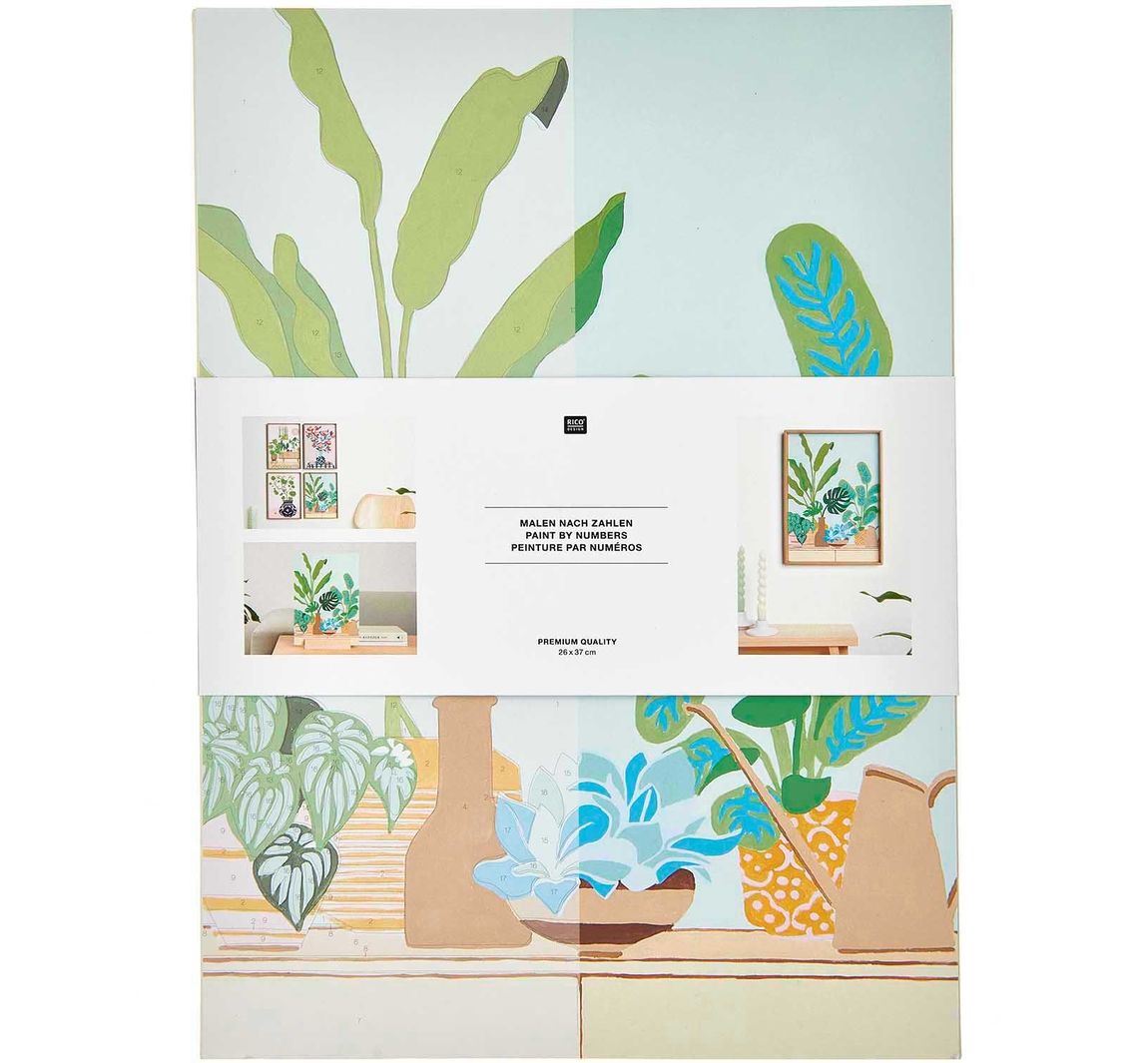 Malen nach Zahlen 'Pflanzen'