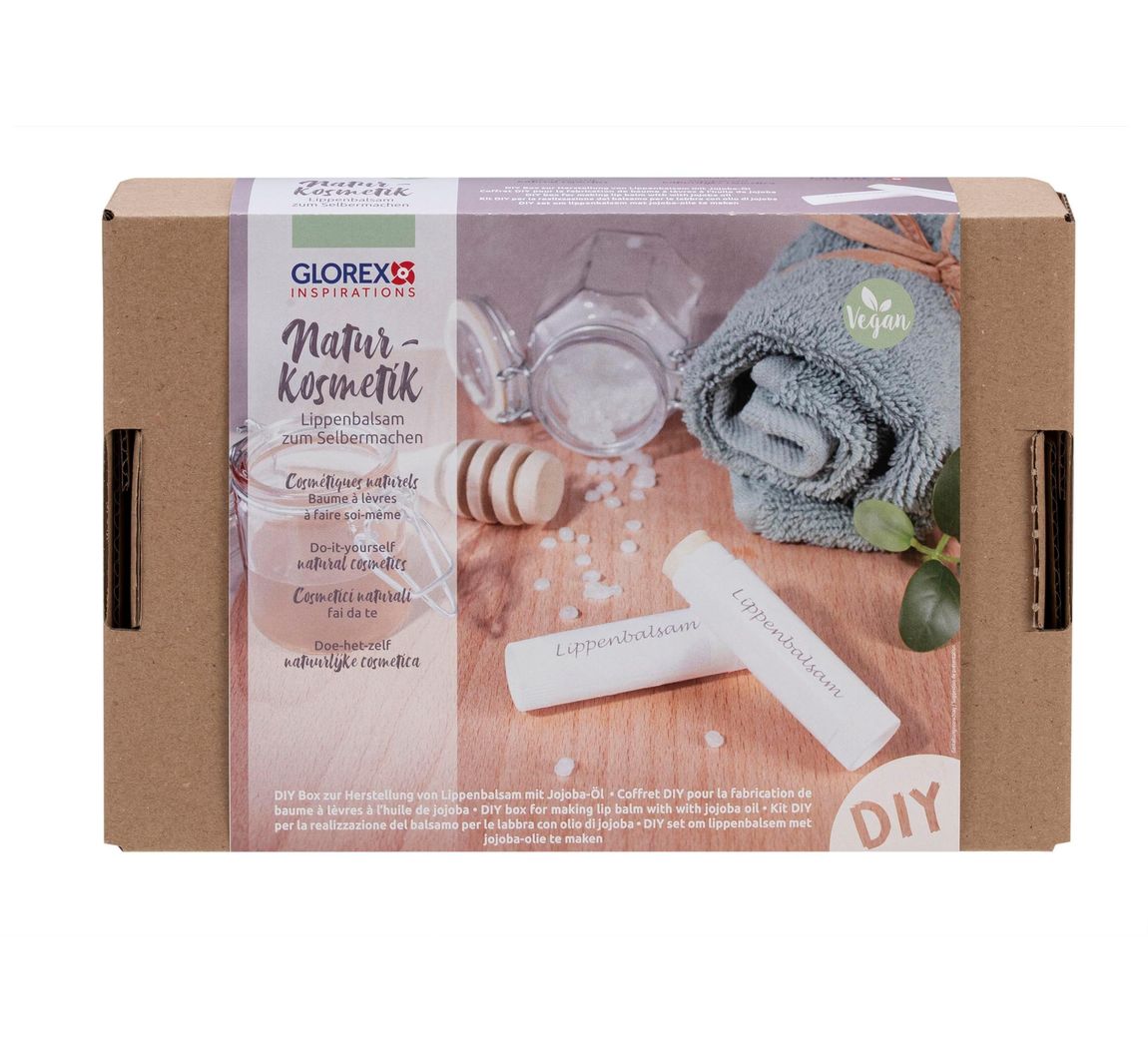 Naturkosmetik Komplett-Set 'Lippenbalsam mit Jojoba-Öl'