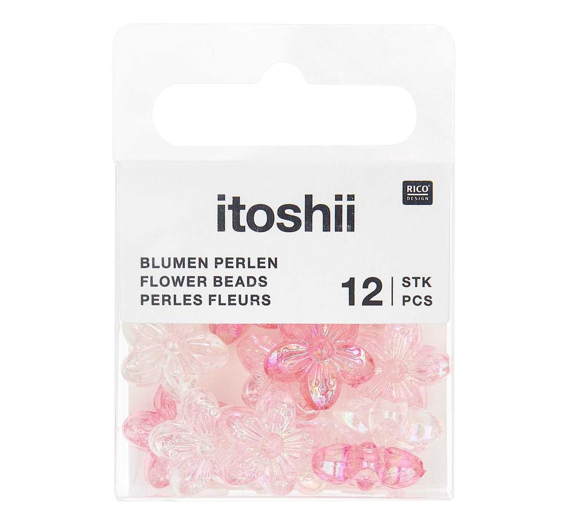 itoshii Perlen-Set 'Blüten Holographisch'