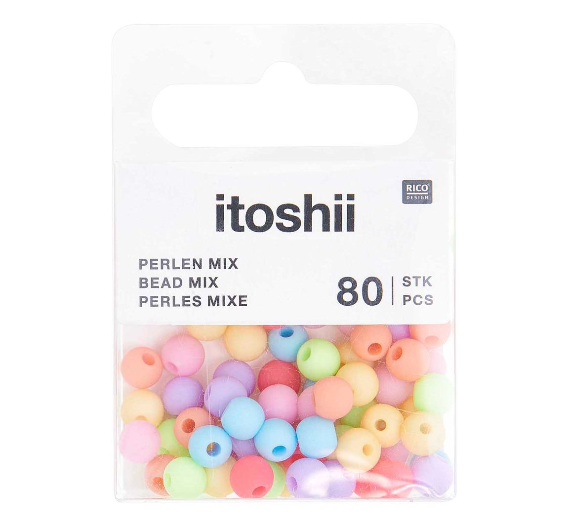 itoshii Perlen-Set 'Rainbow Matt'