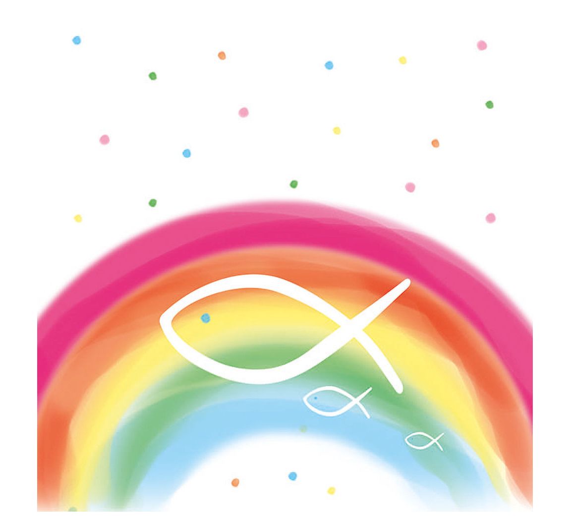 Serviette 'Colorful Rainbow'
