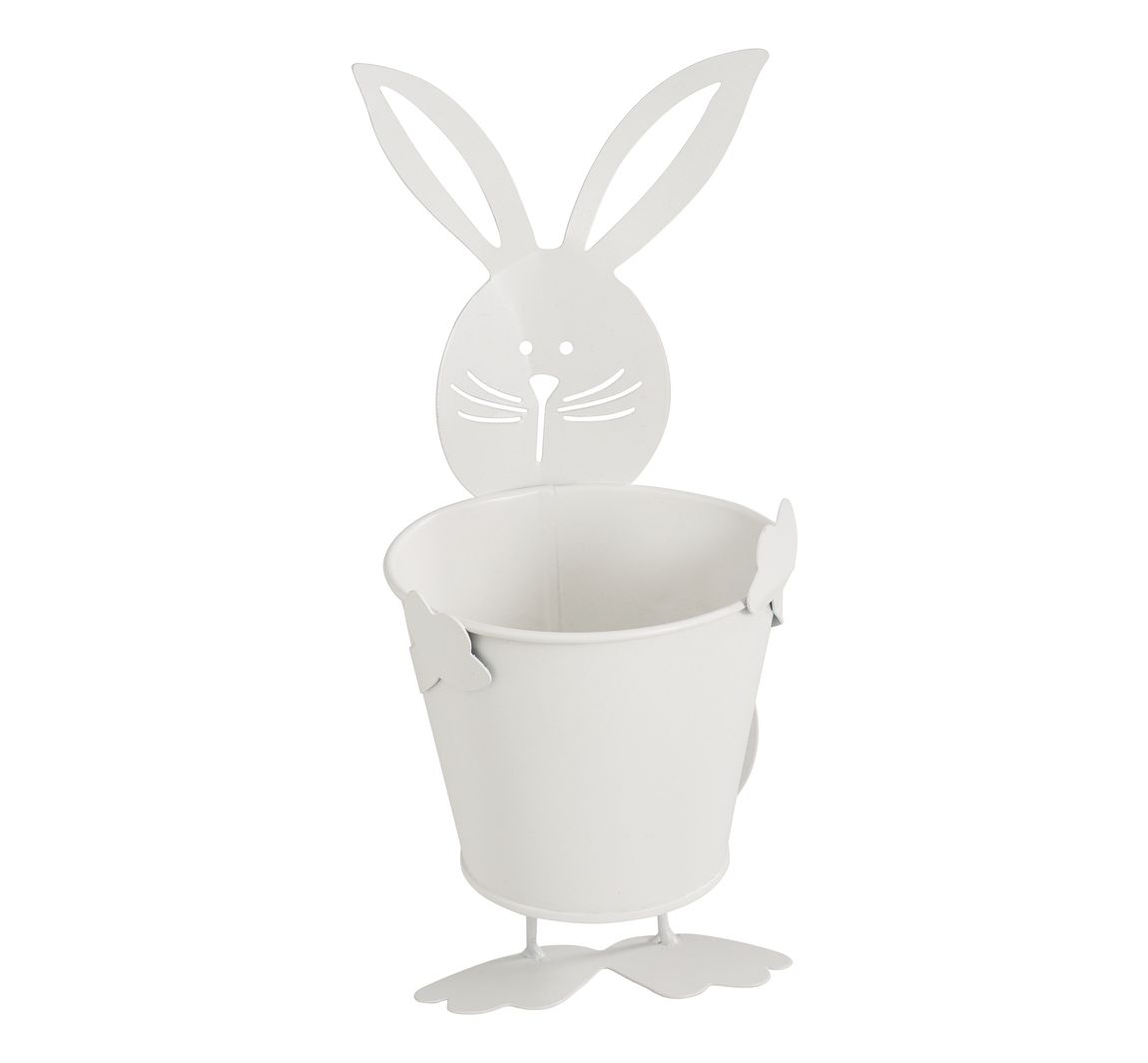 Metall Topf 'Hase'