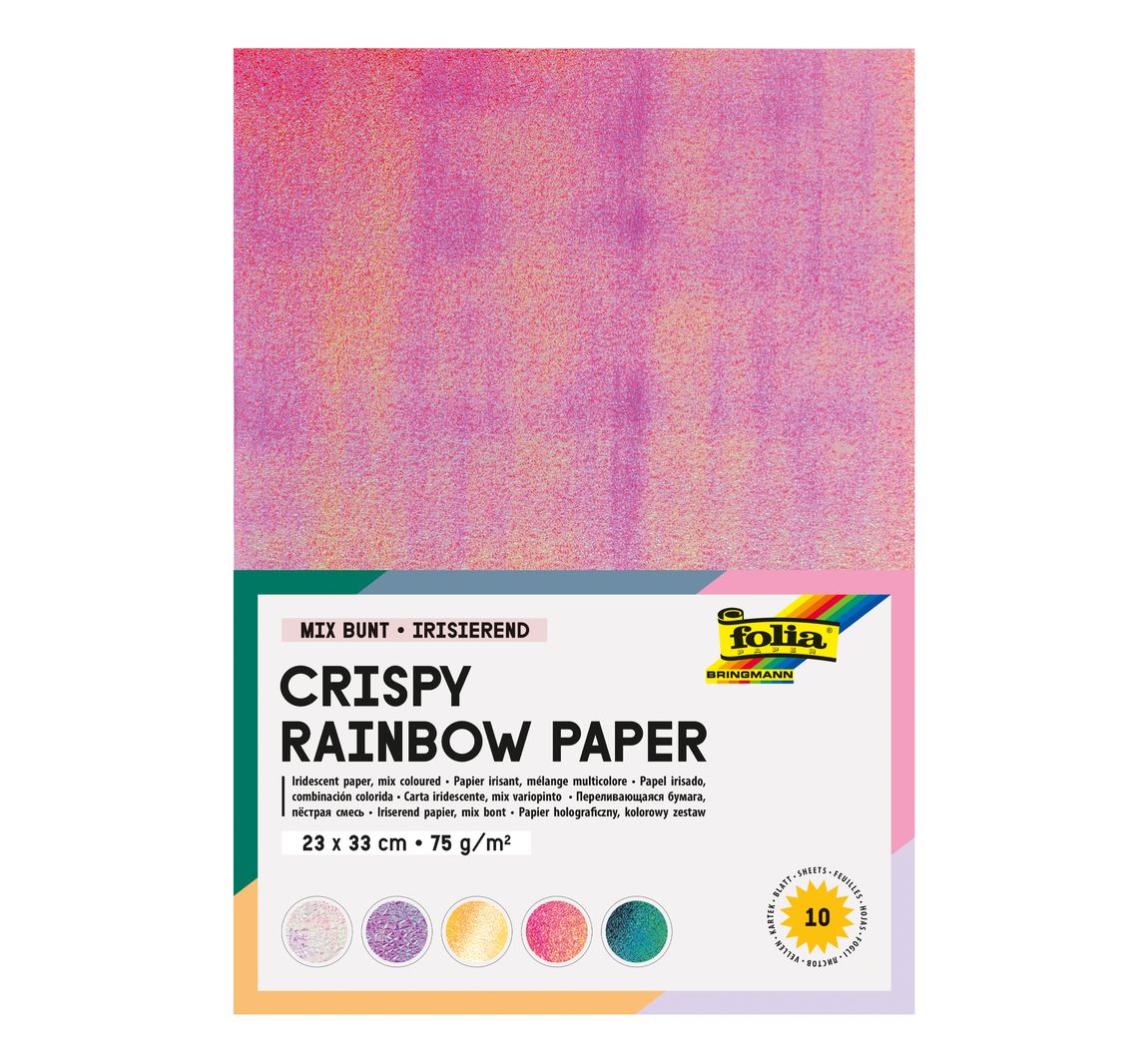 Papier-Mix Irisierend 'Crispy Rainbow'