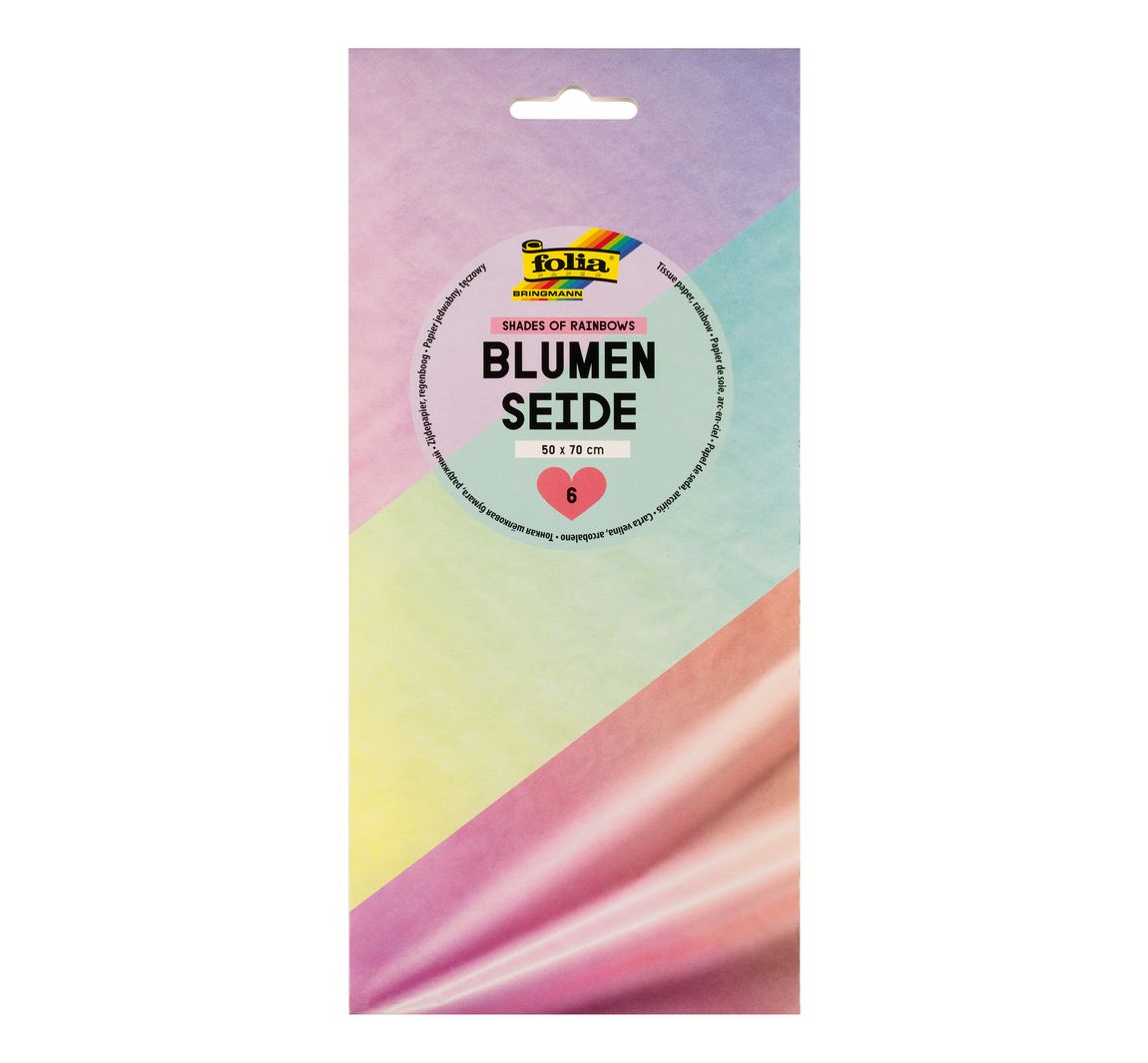 Blumenseiden-Sortiment 'Shades of Rainbow'