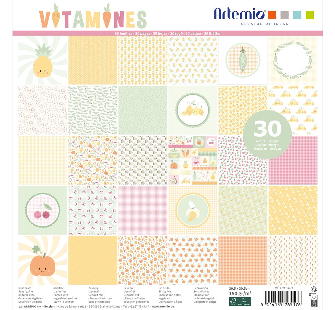 Scrapbook-Block 'Vitamine'