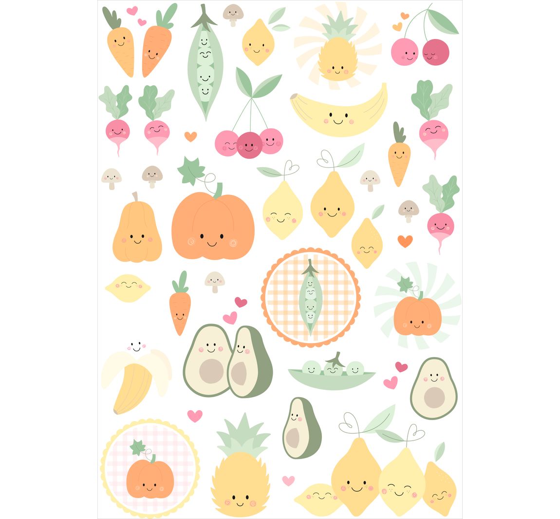 Rub On Transferfolie 'Vitamine'