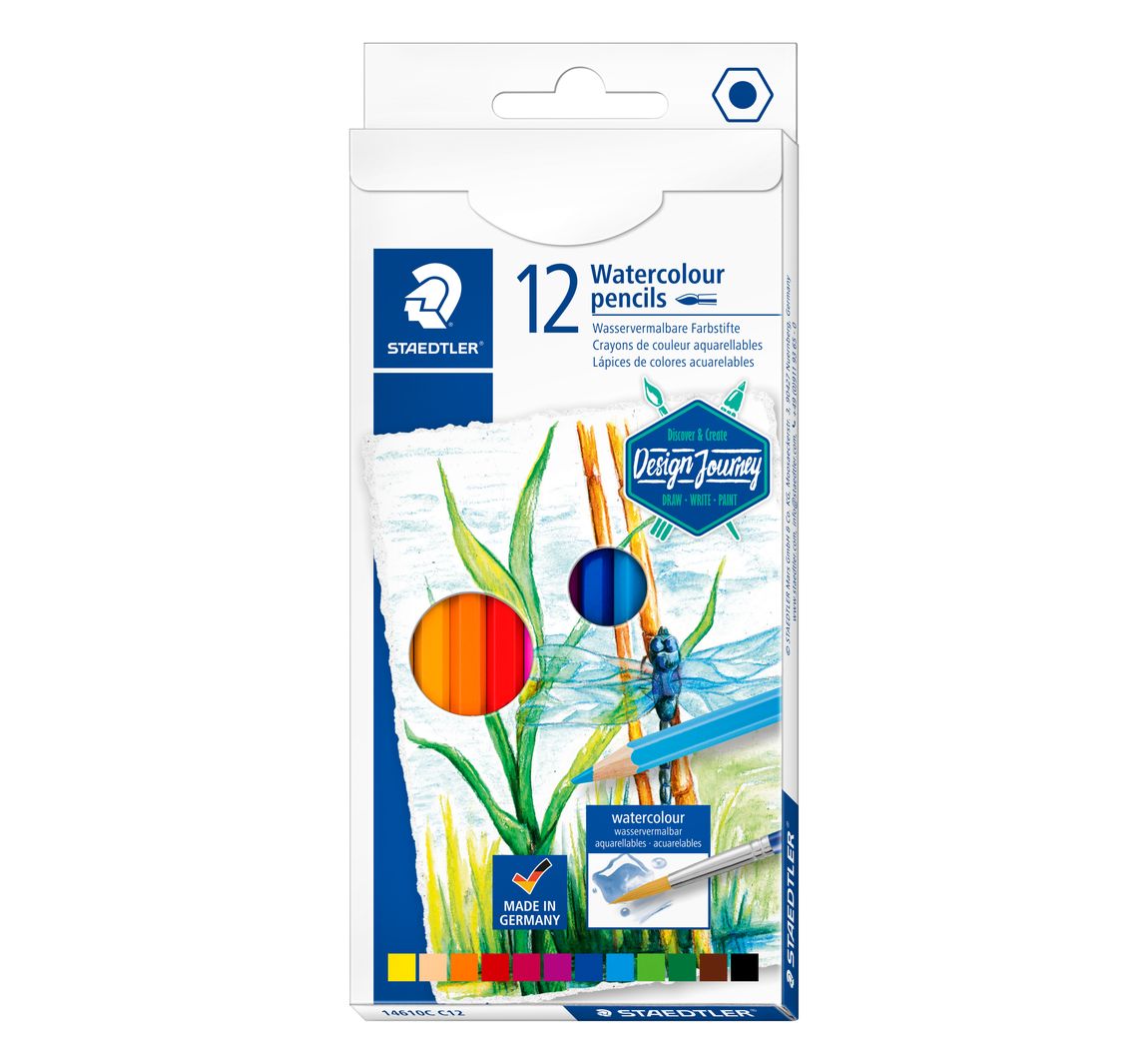 Staedtler Aquarell-Buntstifte, 12er Set