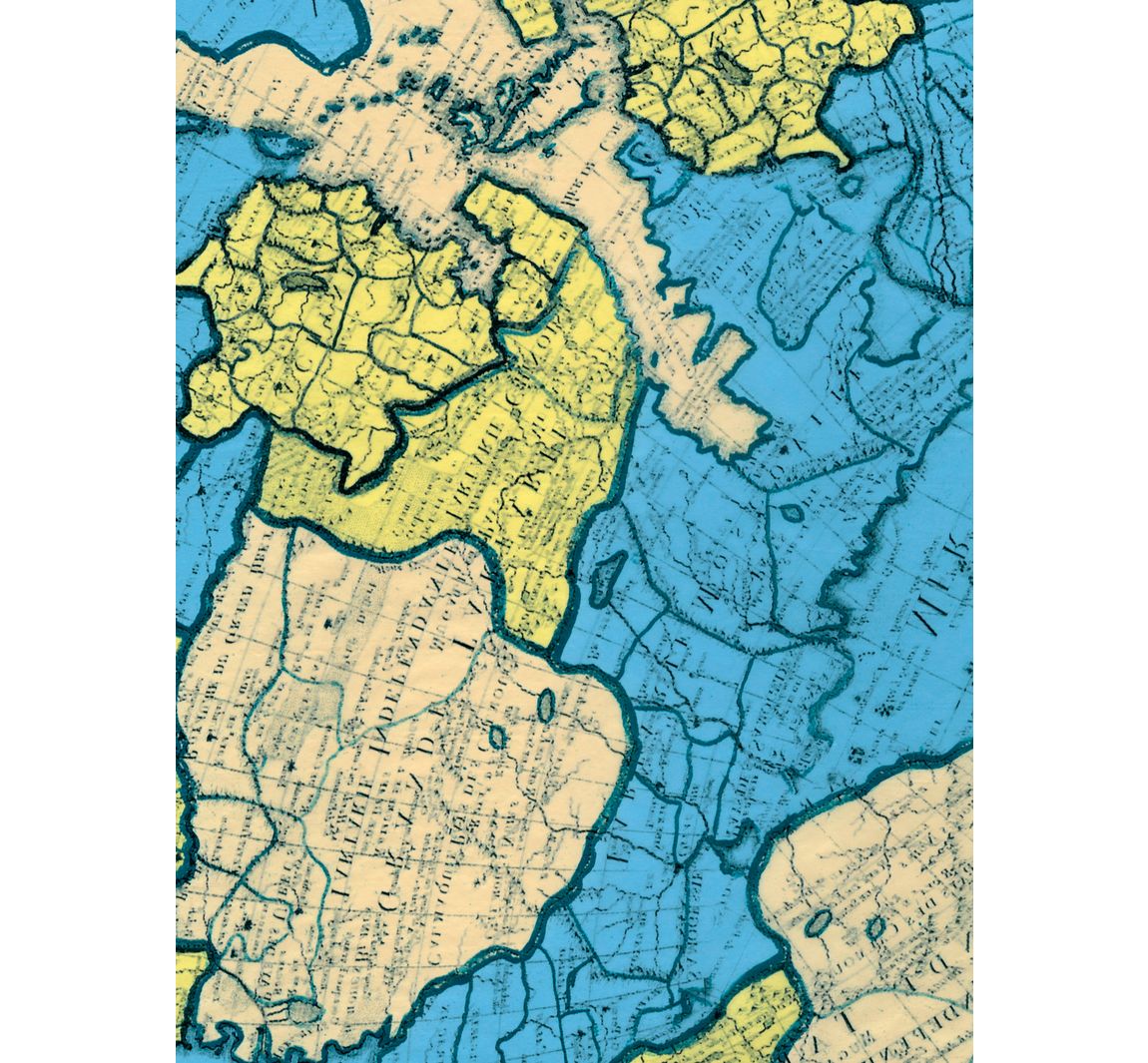 Décopatch-Papier 'Weltkarte'