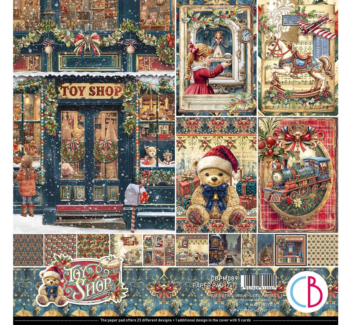 Scrapbook-Papier 'Toy Shop'