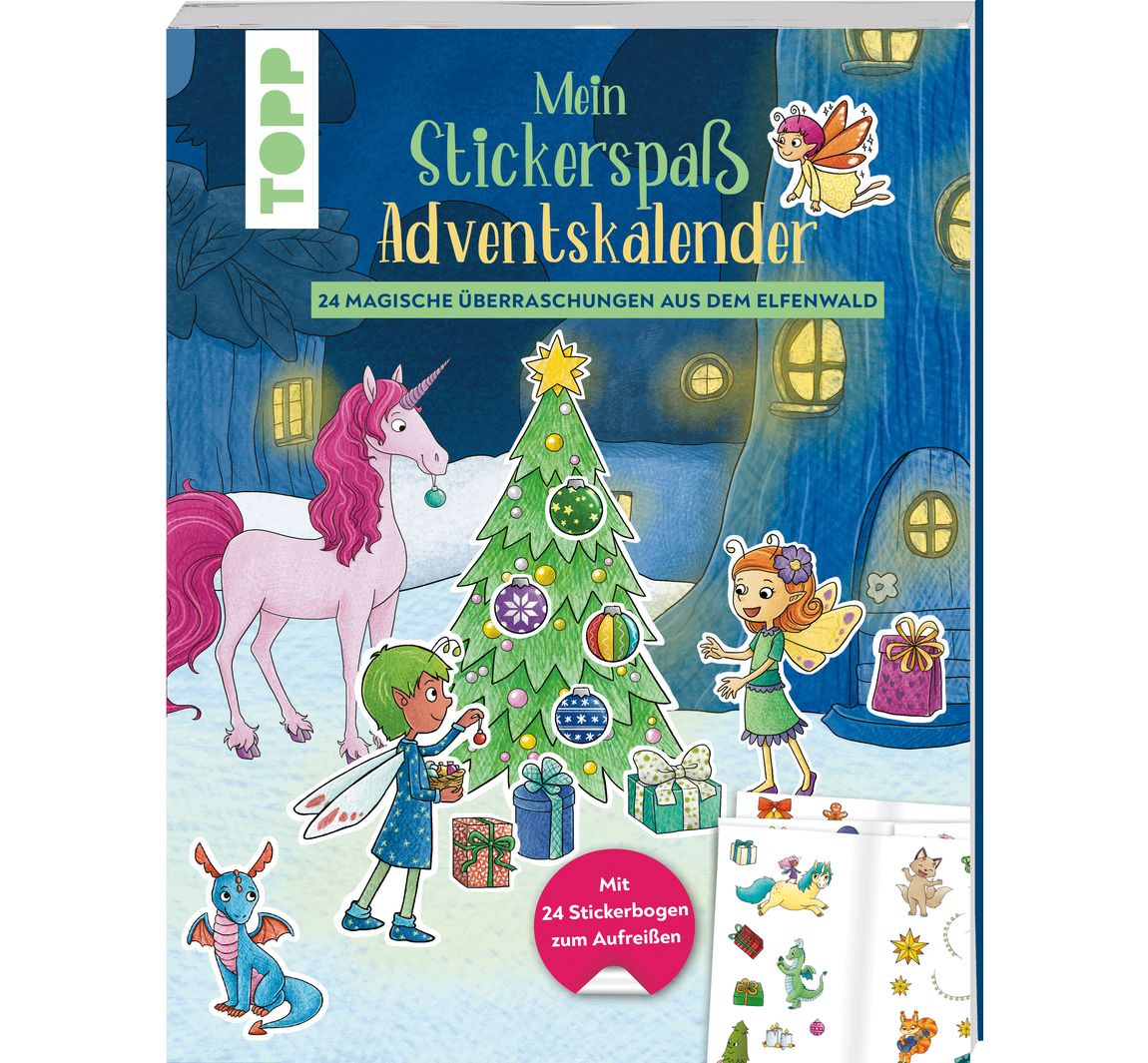 Buch 'Mein Stickerspaß-Adventskalender'