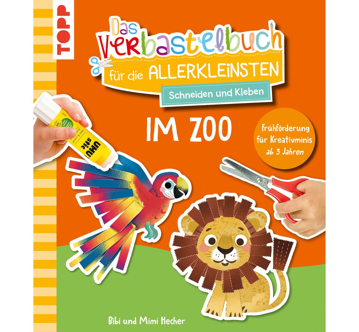 Buch 'Das Verbastelbuch für die Allerkleinsten. Schneiden und Kleben. Im Zoo'