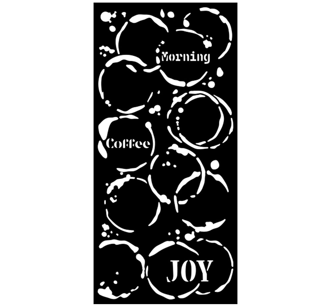 Schablone 'Furry Friends - Coffee Prints'