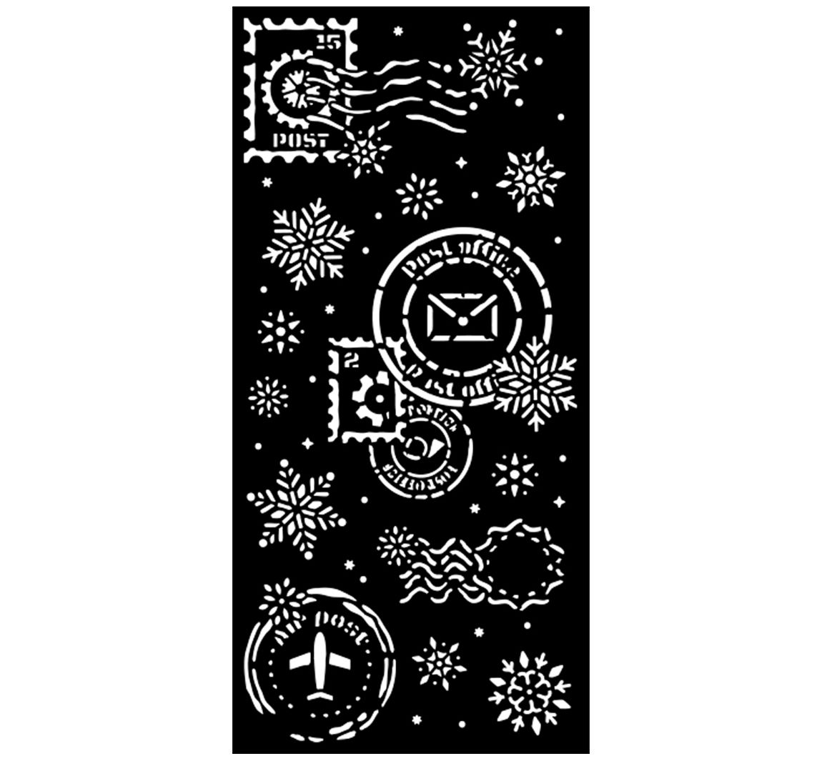 Schablone 'Gear up for Christmas - Snowflakes'