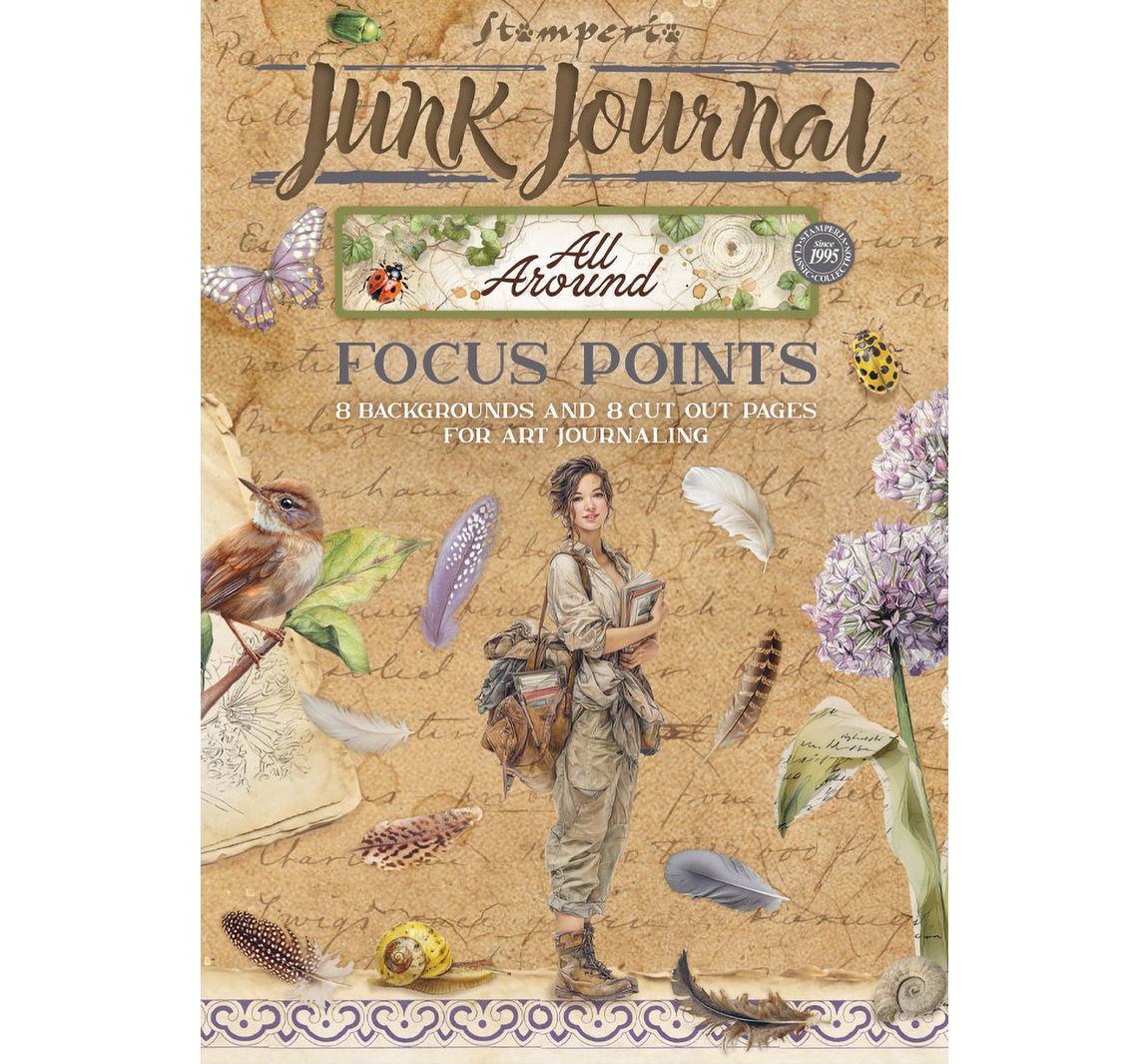 A5 Junk Journal Focus Points 'All Around'
